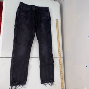 GAP Vintage Slim High Rise Black Jeans, Size 28 / 6P